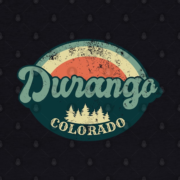 Durango Colorado Vintage by Zen Cosmos Official